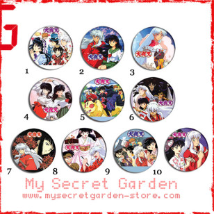 Inuyasha 犬夜叉 Anime Pinback Button Badge Set 1a or 1b ( or Hair Ties / 4.4 cm Badge / Magnet / Keychain Set )